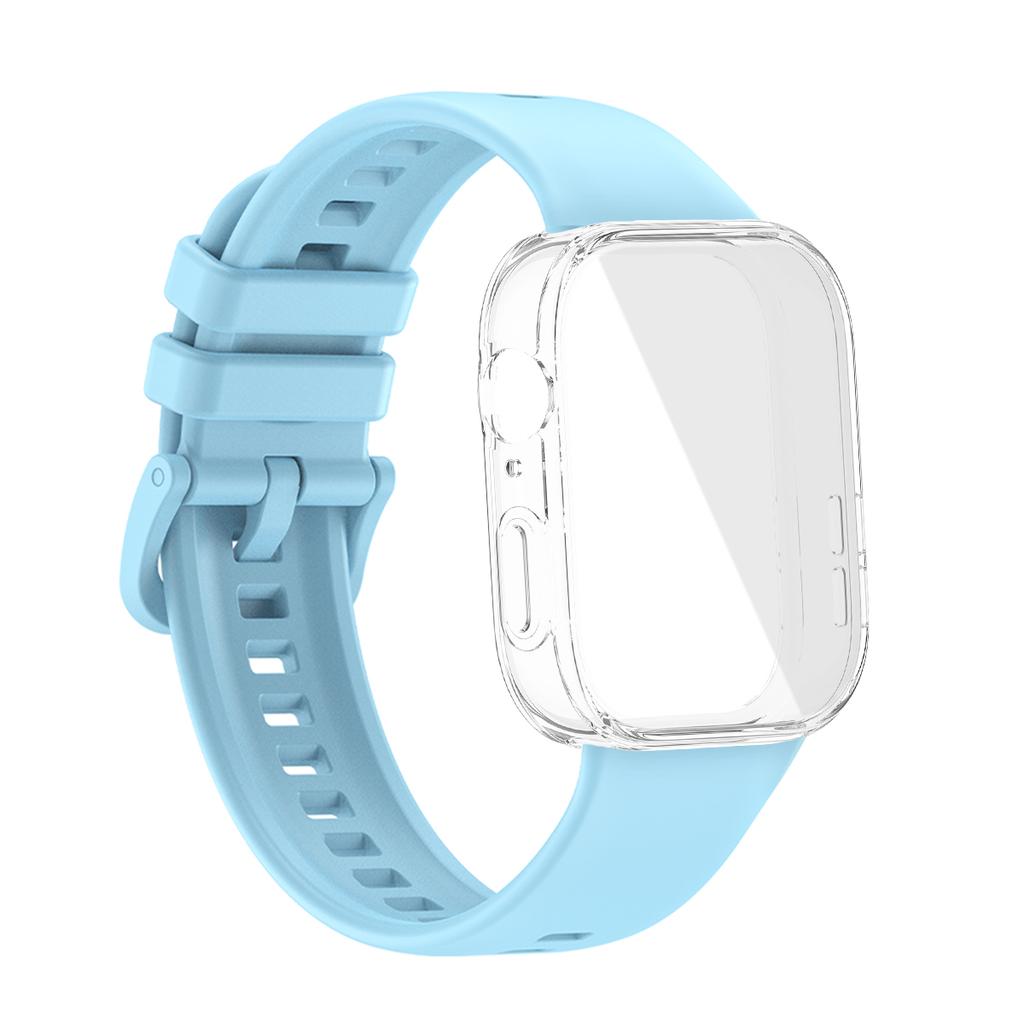 Für Huawei Watch Fit 3 Armband Weiches Silikon Sportuhrband + TPU Weiche Hülle Atmungsaktives Smartwatch Armband Für Huawei Fit3 Correa