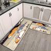 VIKAMA Cartoon Greedy Kittens Rug Non-slip Absorbent Kitchen Rug Bathroom Mat Doormat Rug For Bedroom Live Room Home Decor