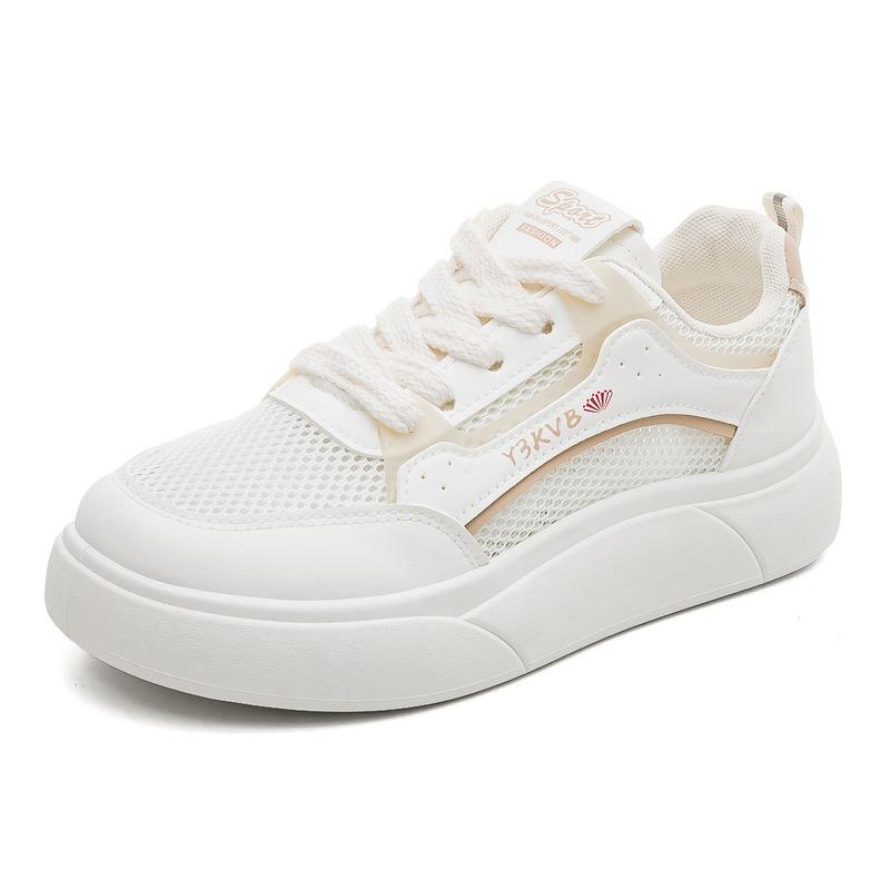 Summer mesh breathable and versatile new little white shoes women's shoes board shoes sports shoes summer trendy shoes