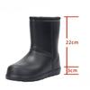 Men Boots Waterproof Rain Boots Winter Thickened Warm EVA Ankle Boots Slip on Outdoor Fishing Shoe Lightweight Work Cotton Shoes