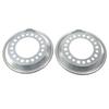 2PCS Auto Wheel Balancer Metal Prevent Tire Cupping 800‑822 for Heavy Duty Trucks 22.5 24.5in Aluminum Wheels