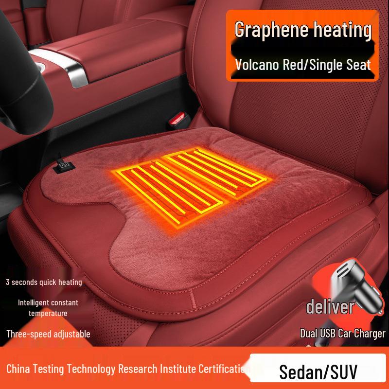 Kompatybilny z Oshan X5/X7PLUS i Z6: Kosei Flanelowa Podgrzewana Poduszka na Siedzenie Samochodowe