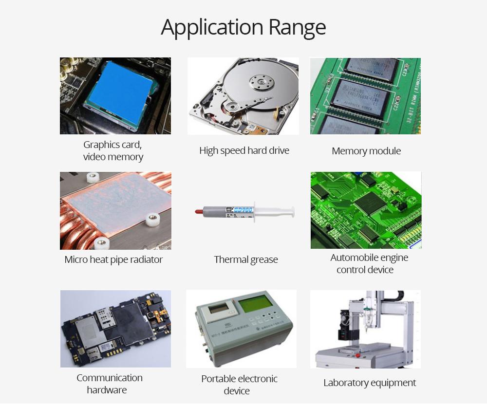 HY410/510/610 30g Silikon-Wärmeleitpaste Wärmeleitfett Kühlkörper CPU GPU Chipsatz Notebook Computer Kühlung Spritze