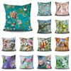 Schlafzimmer Wohnzimmer Kissenbezug Ölgemälde Vogel Kissenbezug im chinesischen Stil Auto Sofa Home Decor Kissenbezug