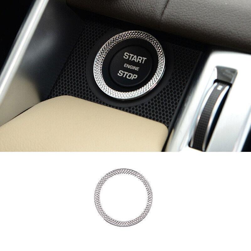 Silver Start Button Ignition Switch Cover Trim For Range Rover L405 2013-2017