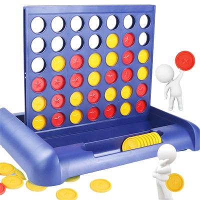 Składana gra Planszowa 4 w Linii Klasyczne Party Szachy Rodzinna Zabawka Puzzle Edukacyjne Rozwój Myślenia Dzieci Prezenty