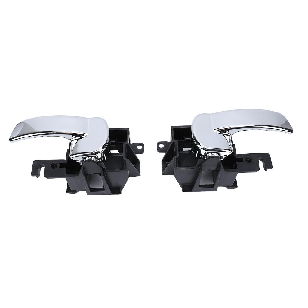 2PCS Interior Door Handle Replacement for Navara D40 Pathfinder R51 806714X02B Front Rear Chrome Lever Left Right Inner
