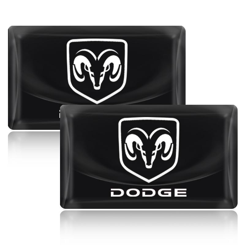 

10 шт. Наклейка с логотипом для салона автомобиля, 3D-эпоксидная наклейка, аксессуары для Dodge Journey Caliber Challenger Charger Ram 1500 Stratus Dart Dakota Durango 2pcs