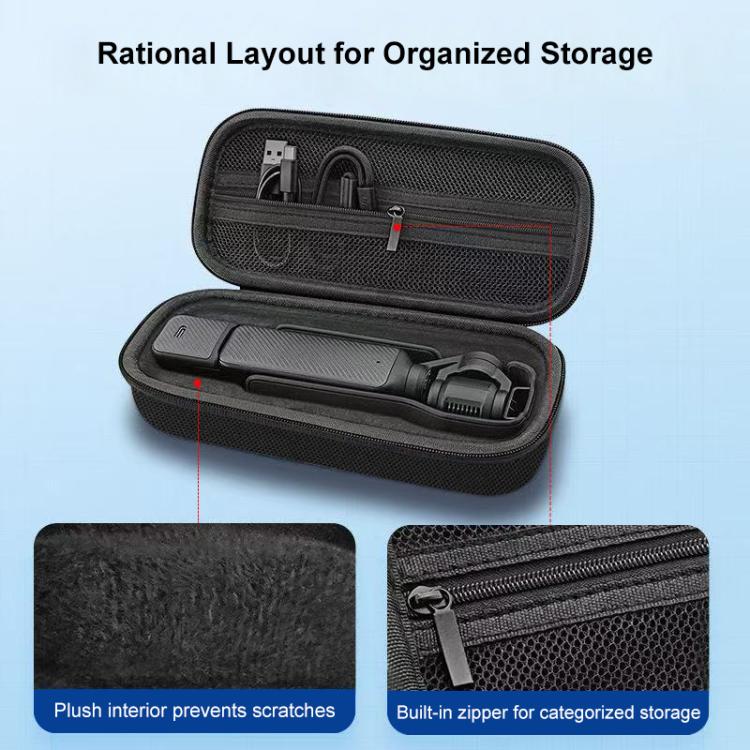 For DJI Osmo Pocket 3 PULUZ Mini Body Bag Portable Oxford Cloth Storage Bag (Black)