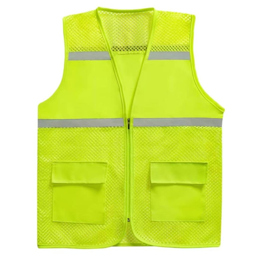 Multi-Pocket Reflective Vest for Drivers, Sanitation, Traffic, Cycling & Construction