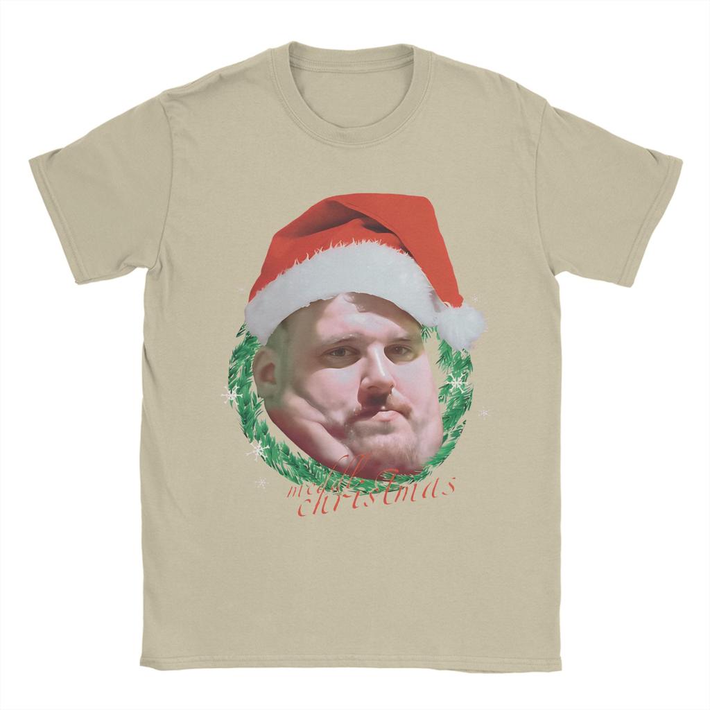 Meddl Xmas Christmas Lord Drachenlord Meme T Shirt for Men Cotton TShirt Crewneck Rainer Winkler Tee Shirt Short Sleeve Clothes
