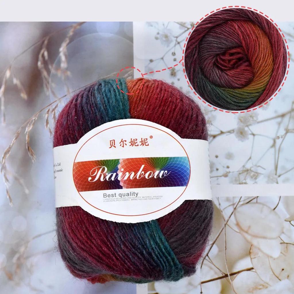 6pcs 300g Australian Wool Yarn Bundle Premium Merino Wool for Knitting & Crochet Super Soft Chunky Weight Yarn for Shawls Natural Fiber Craft Supplies