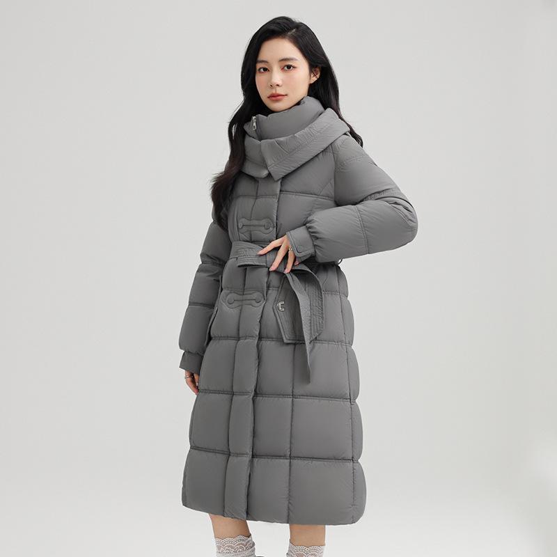 Cotton-padded Clothes Are Fashionable and Versatile, Long Belts Are Simple and Atmospheric, and Women's Jackets Are Warm. Cotton-padded Jackets