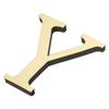 Adesivo de Parede Acrílico Espelhado 3D 10cm 26 Letras Inglesas Adesivos de Parede Decalques Autoadesivos Arte de Parede Murais Casa Festa Dourado Claro