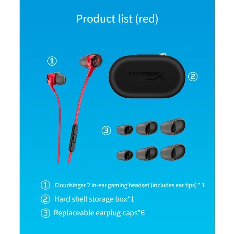 HyperX Skylark 3S enhanced version semi-in-ear chicken delta mobile game CS headset