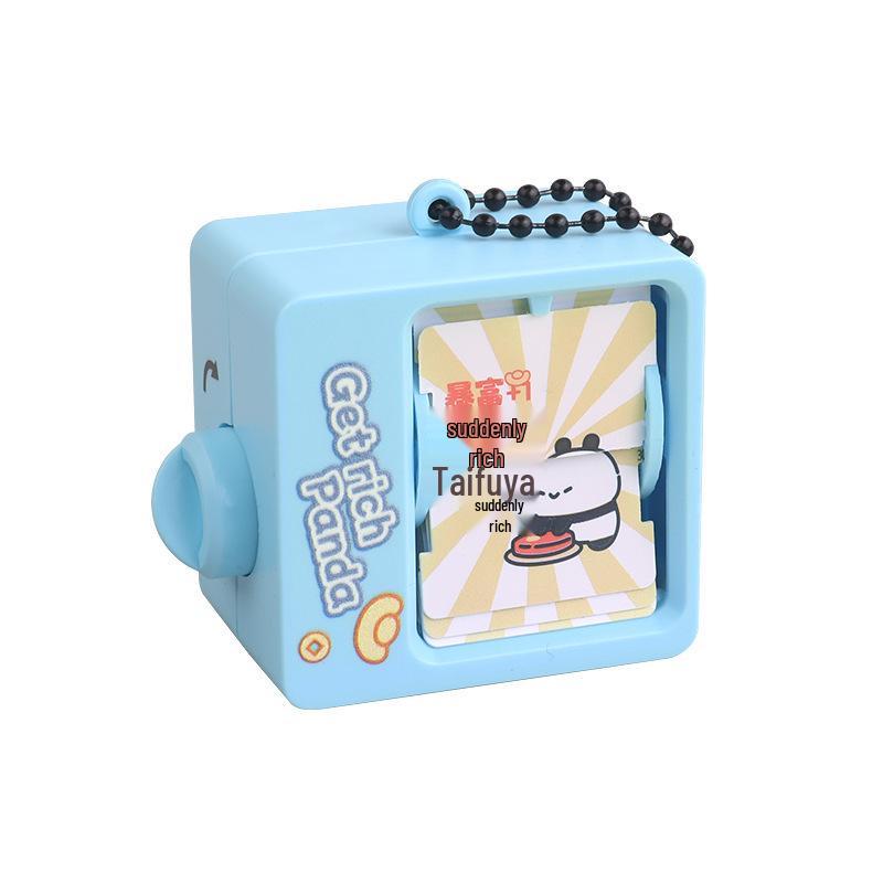 Capybara Flipbook Keychain: Novelty Decompression Toy Pendant