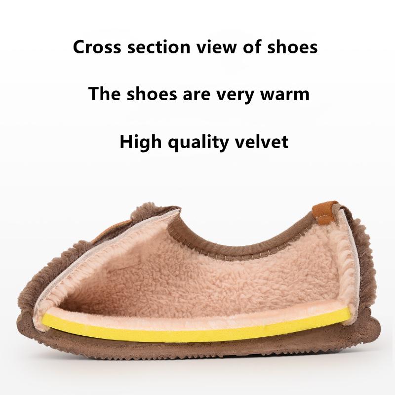 Herbst Winter 1-9 Jahre Kinder Plüsch Boden Socken Schuhe Kind Weiche Sohle Gehen Schuhe Innen Haus Anti-Rutsch Kinder Hausschuhe