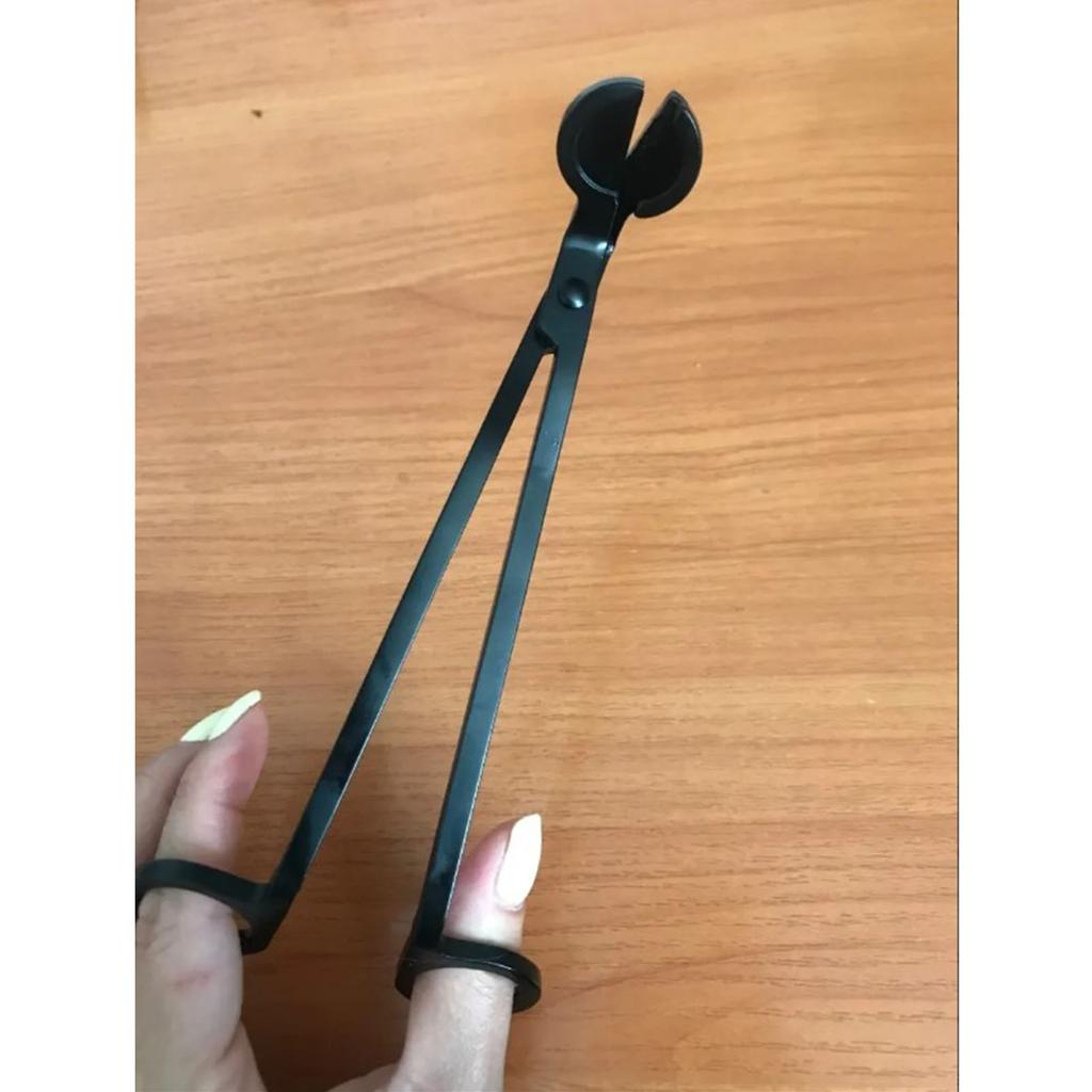 Candle Wick Trimmer Oil Lamp Trim Scissor Candle Killing Hook Clipper Cutter Tool Black