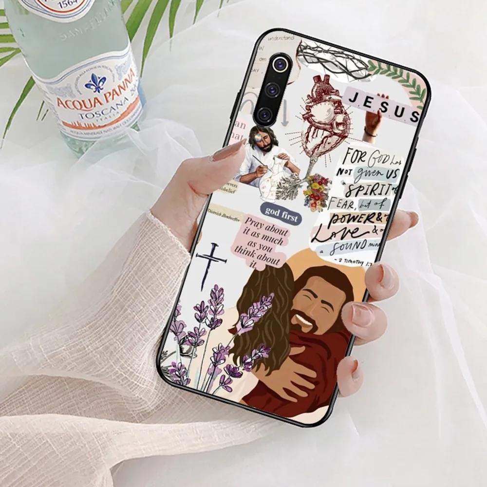 

New Faith Christian Religious Jesus Phone Case For Xiaomi Mi 5X 8 9 10 11 12 lite pro 10T PocoX3pro PocoM3 Note 10 pro lite Xiaomi Mi 10T
