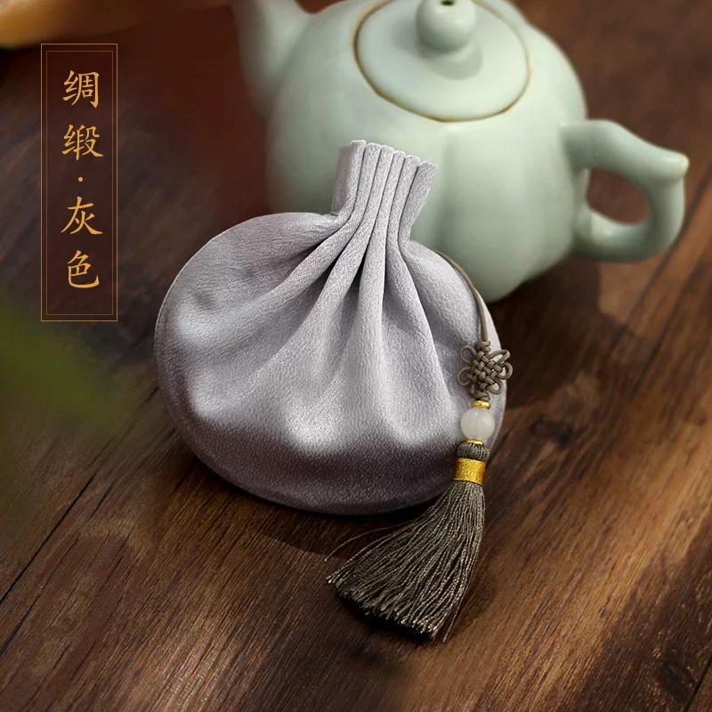 [Jinxi Pavilion] Qian Li Perfume Bag Handmade Ancient Style Silks and Satins Sachet Tassel Sachet Han Dynasty Pouch Accessories Pendant