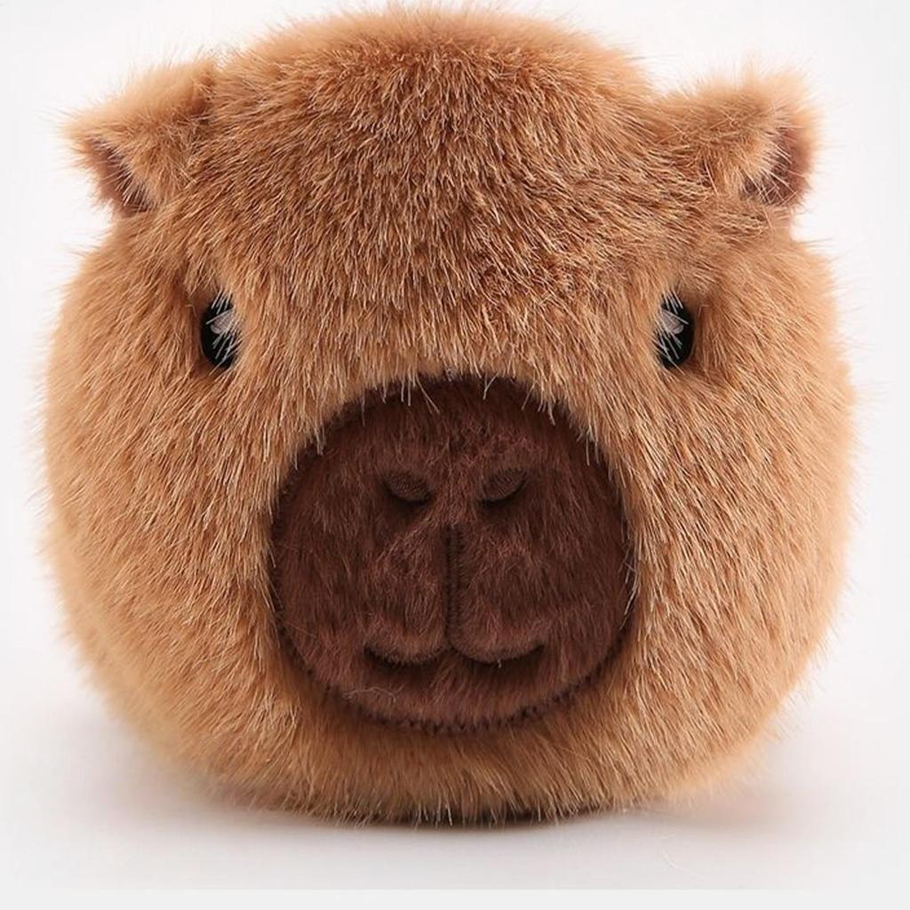 Winter Cute Capybara Earmuffs Cartoon Capybara Folding Plush Earmuffs For Cold Protection outdoor Warm Women Ear Cover Earplugs