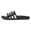 Neo Adilette Comfort Adj Yellow Crossover Black White Unisex Slippers 'Black White' FY3037