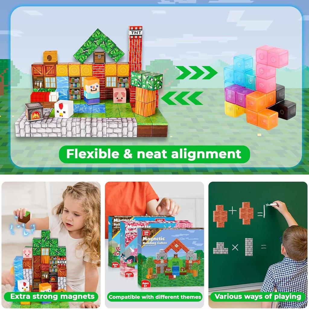 Children's Magnetic Building Blocks: Educational Construction Toy