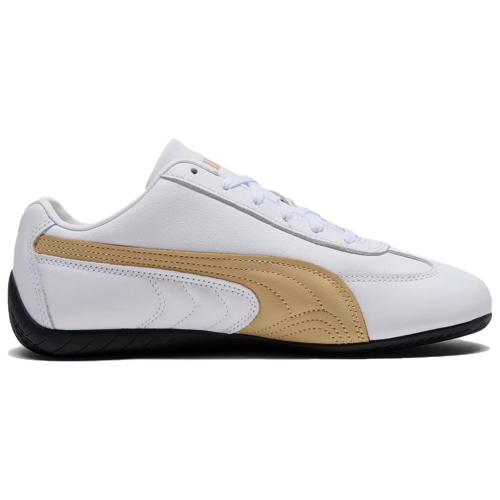 Puma  Speedcat Leather White Toasted Almond Women Sneakers 403574-01