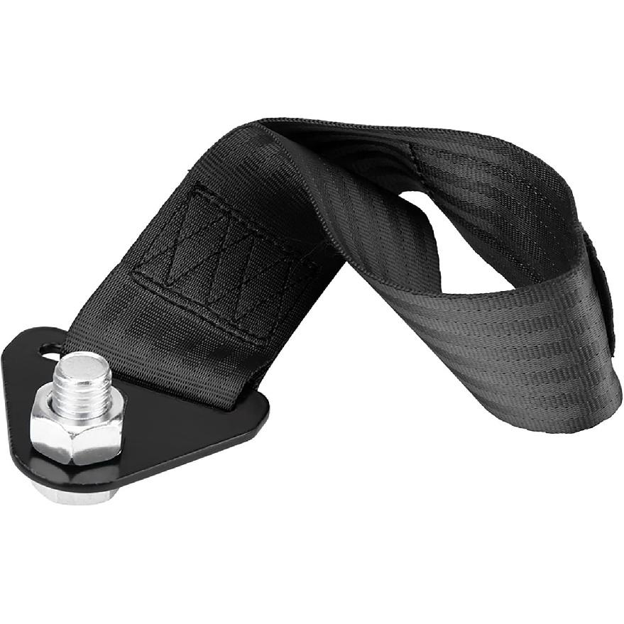 Racing Tow Strap, Racing Car Tow Rope, Universal High Strength Strap Rope with 10,000 Recovery JDM Tow for Front Rear Bumper Towing Hook Red lbs Good