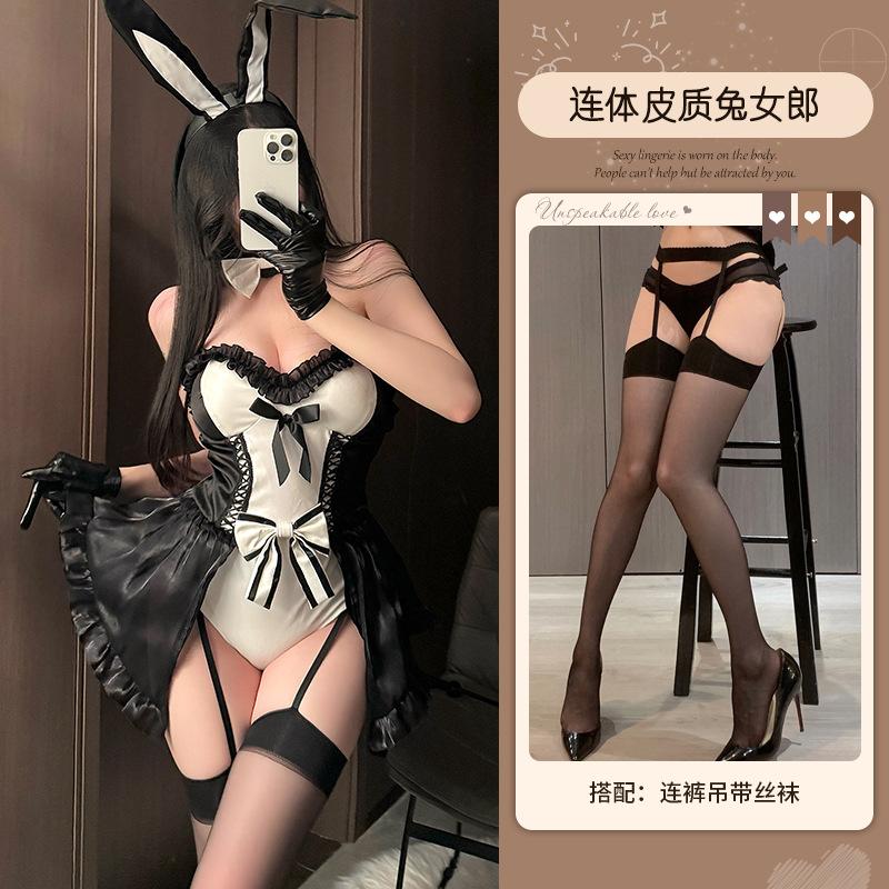 Xianyi Erotic Underwear Halloween Pure Desire Bunny Uniform Temptation Sexy Small Chest Free Suit Qqny599