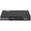 H3C MS4100-10P-HPWR-LI L2 Lightly Managed PoE Switch, 8GE+2GF