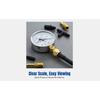 Vacuum Pressure Gauge, Automotive Negative Pressure Intake Diagnostic Tool, Precise and Fast Measurement Equipment Easy Install