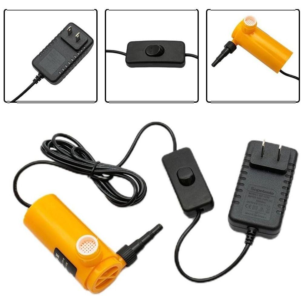 Self-priming 12V Small Water Pump Low Noise Water Pumping Station Portable Booster Pump  Household