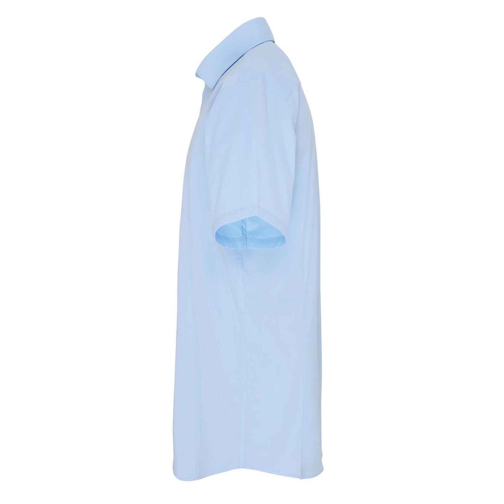 Premier Mens Stretch Fit Poplin Short Sleeve Shirt