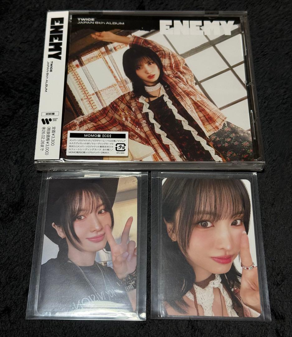 

[USED] TWICE JAPAN 6th ALBUM ENEMY Momo Edition No missing songs