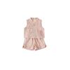 Insbobo Girls Summer Set Children's New Hanfu Baby Chinese Style Sleeveless Vest Two-piece Set Summer
