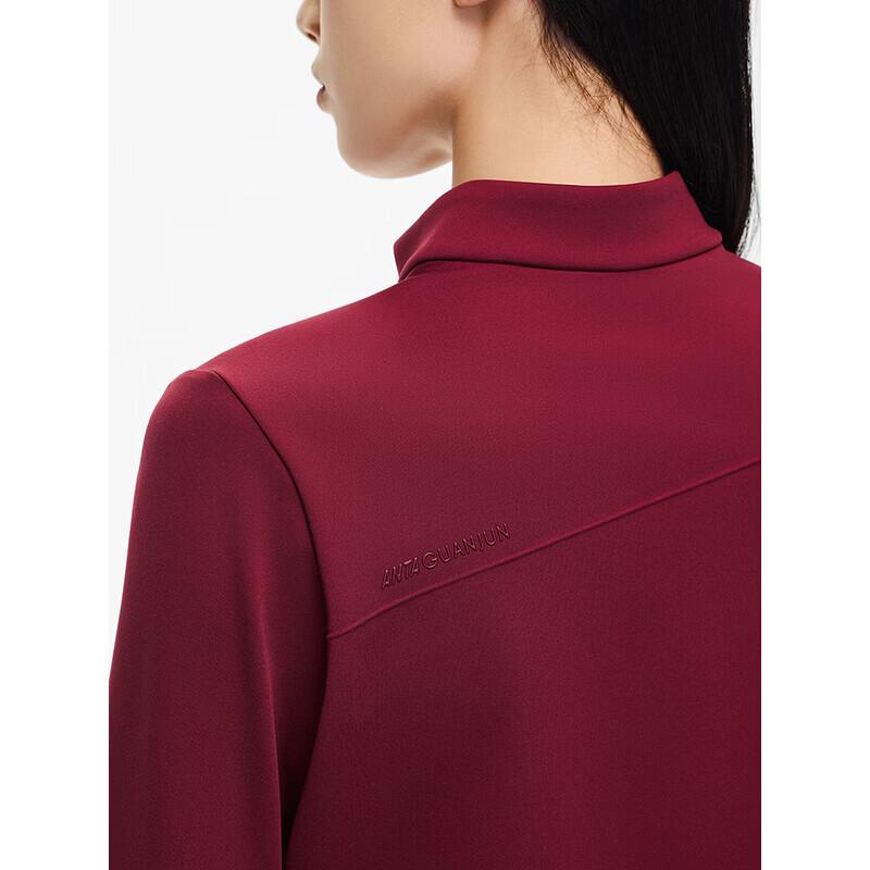 Anta Women's Champion All-Weather Brushed Half-Zip Long-Sleeve T-Shirt