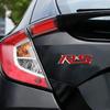 1pcs 3D Metal RS Logo Car Decal Trunk Body Side Sticker Accessories