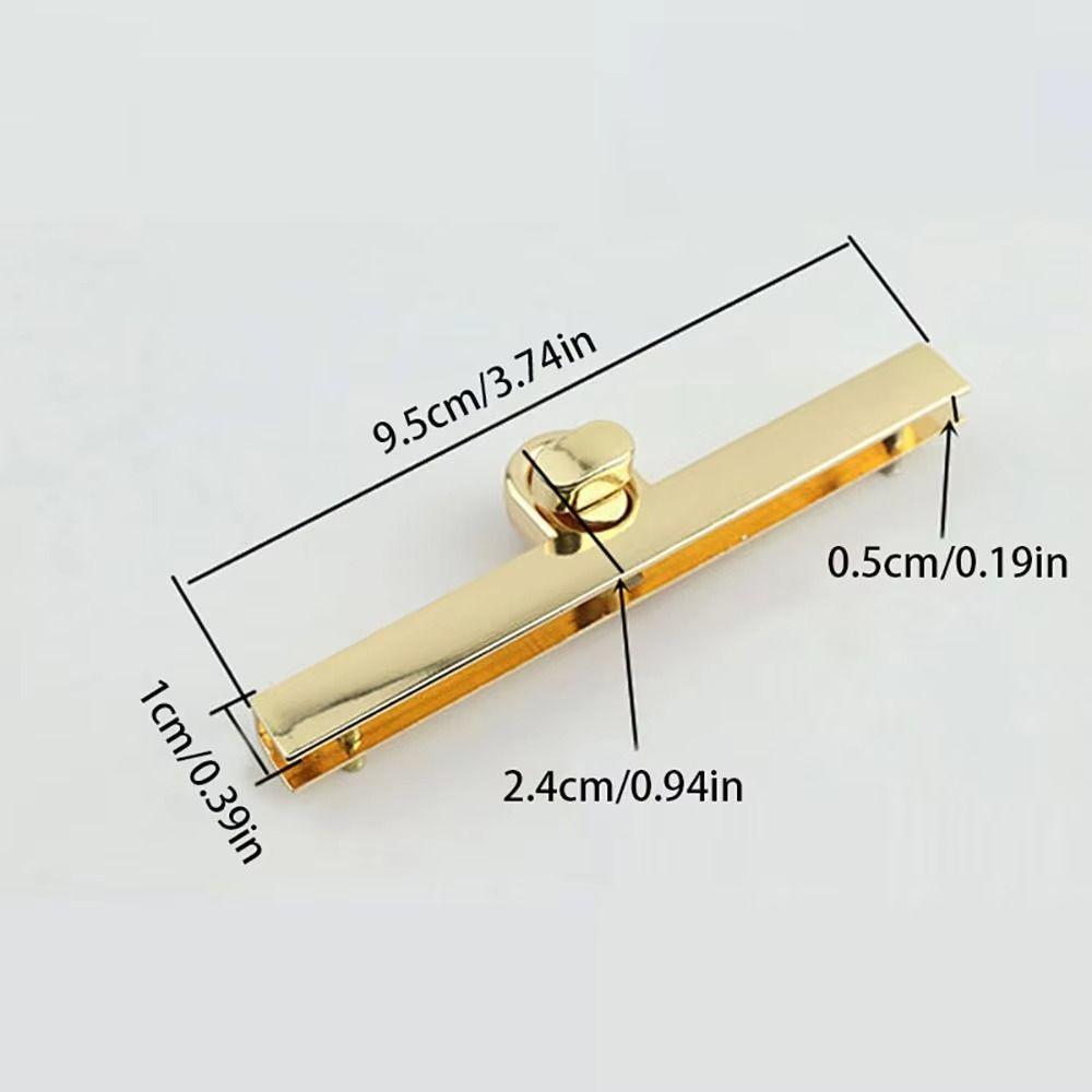 Fashion Metal Bag Clasp Gold Silve Twist Lock Design Purse Closure Bag Buckles DIY Handbag
