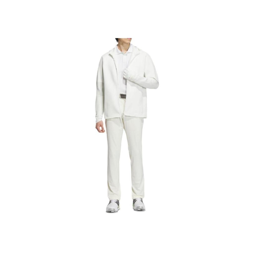 Adidas Primeknit Hooded Jacket Solid Color Golf Sports Jacket Men Jackets White IN6663