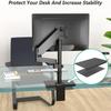 Thin Table Top Reinforcement Bracket Plate Punch-Free Monitor Bracket Laptop Stand