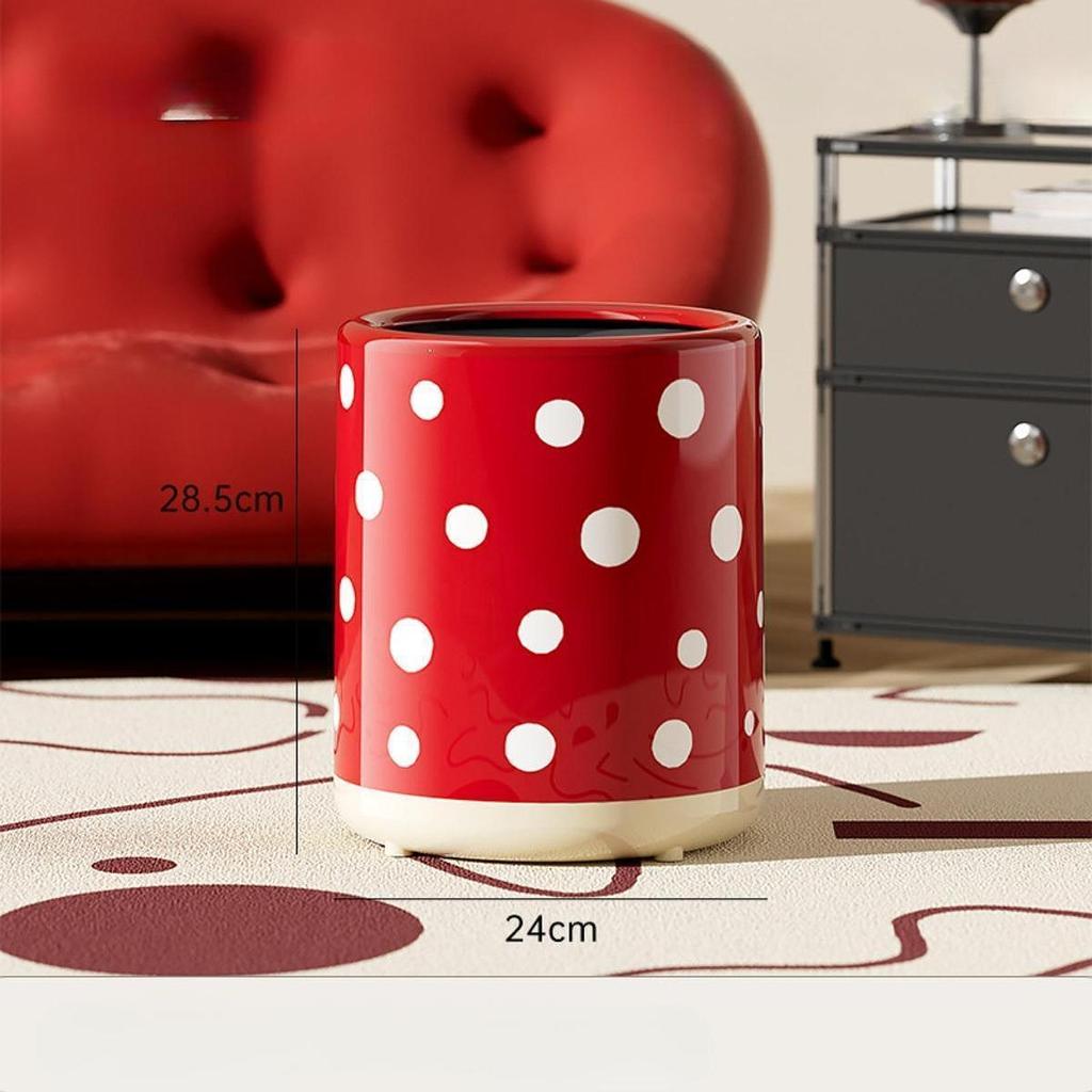 Trash Can Dustbin Large Capacity Stylish Household Modern Waste Basket