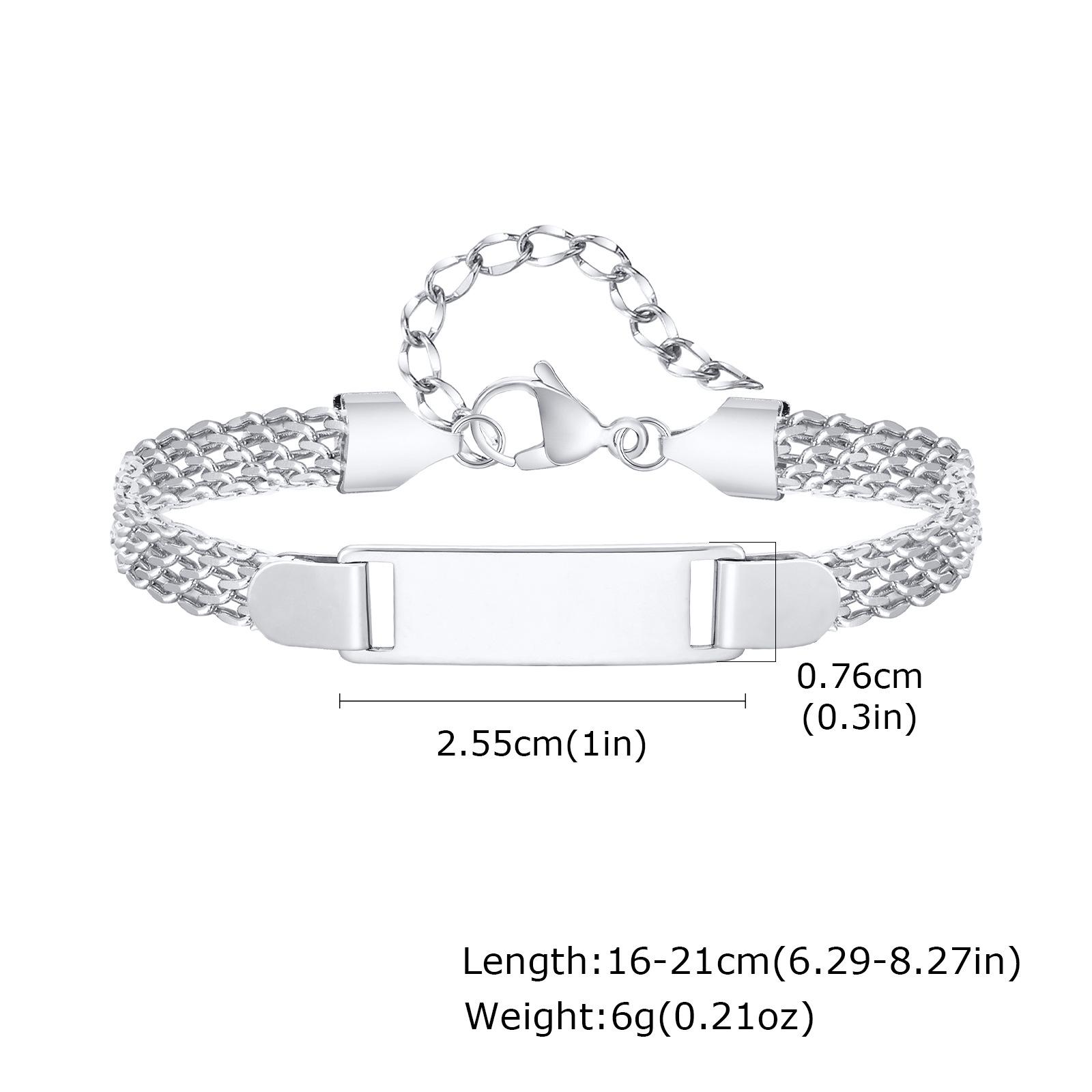 

Браслет из нержавеющей стали с 18-каратным золотым покрытием в стиле NIS для женщин