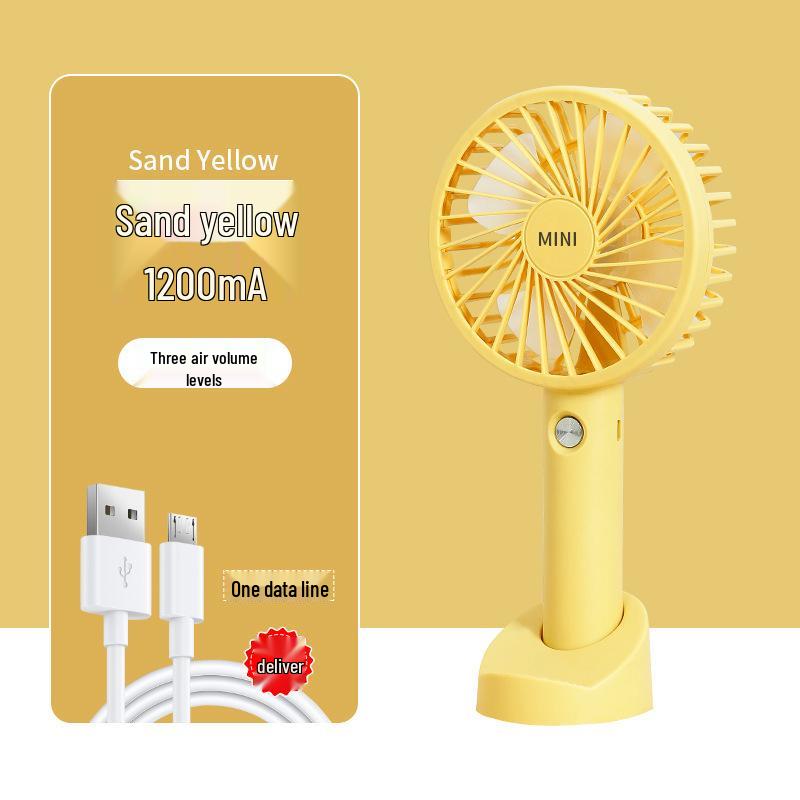 Rechargeable Portable USB Mini Desk and Handheld Fan