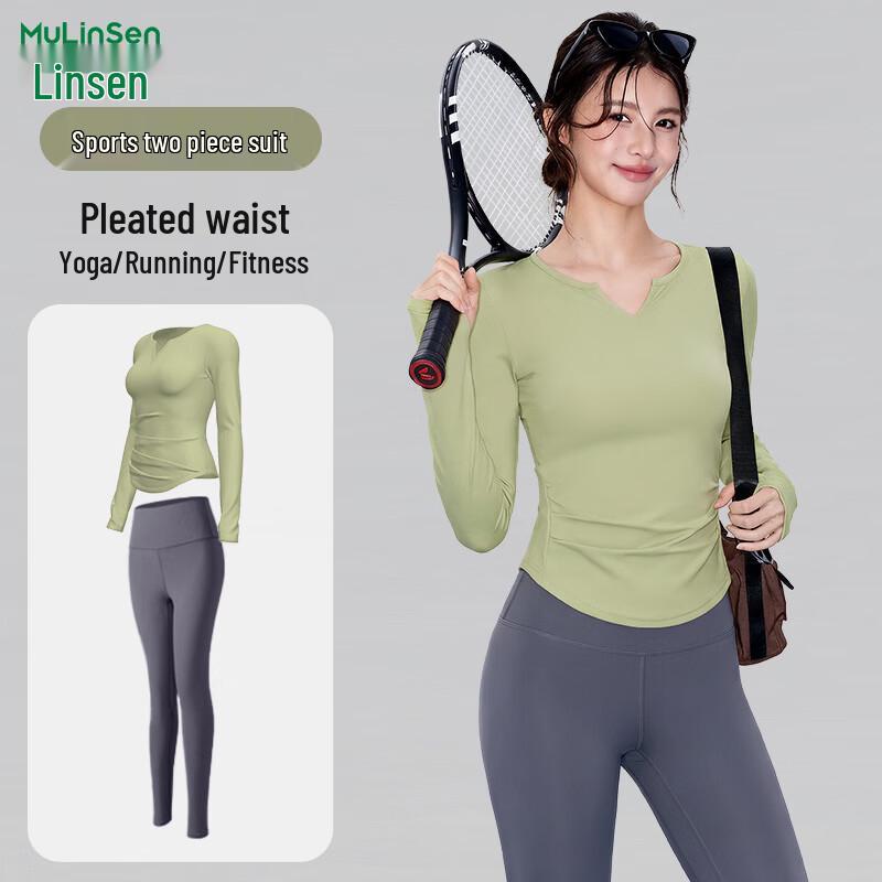 Mulinsen Women s Quick-Dry Yoga & Fitness Sports Set XL