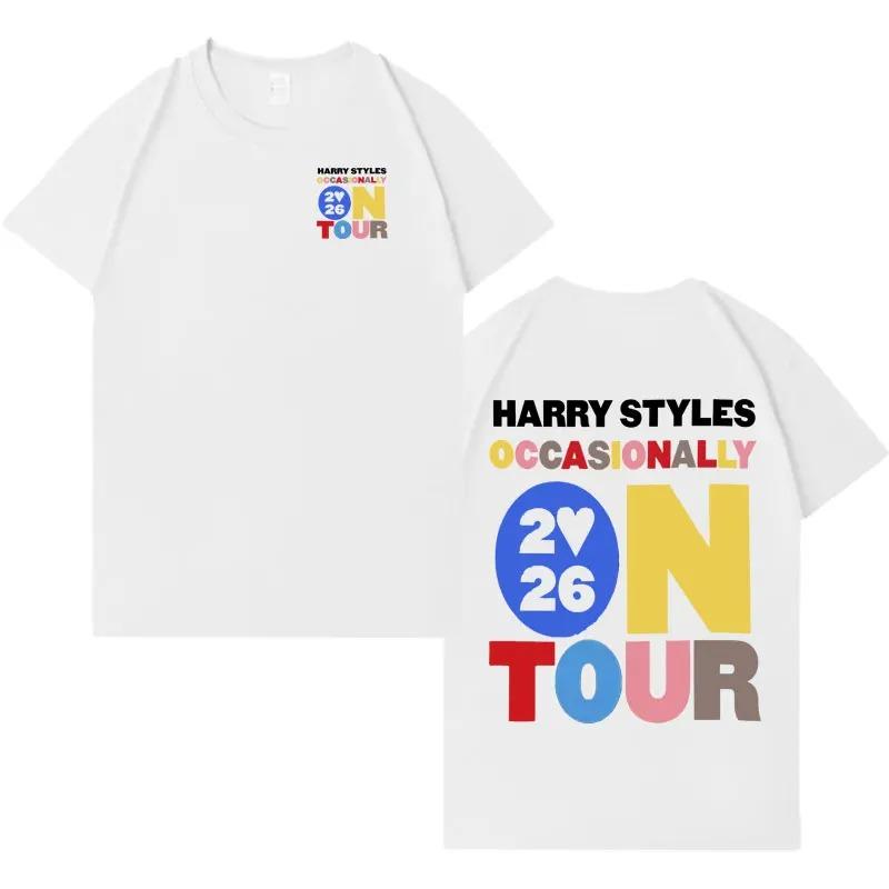 Hot Singer Harry Styles Love on Tour Tshrits Aesthetic Cotton T Shirt Unisexs Women Fashion Oversized Casual Short Sleeve Tee Shirt