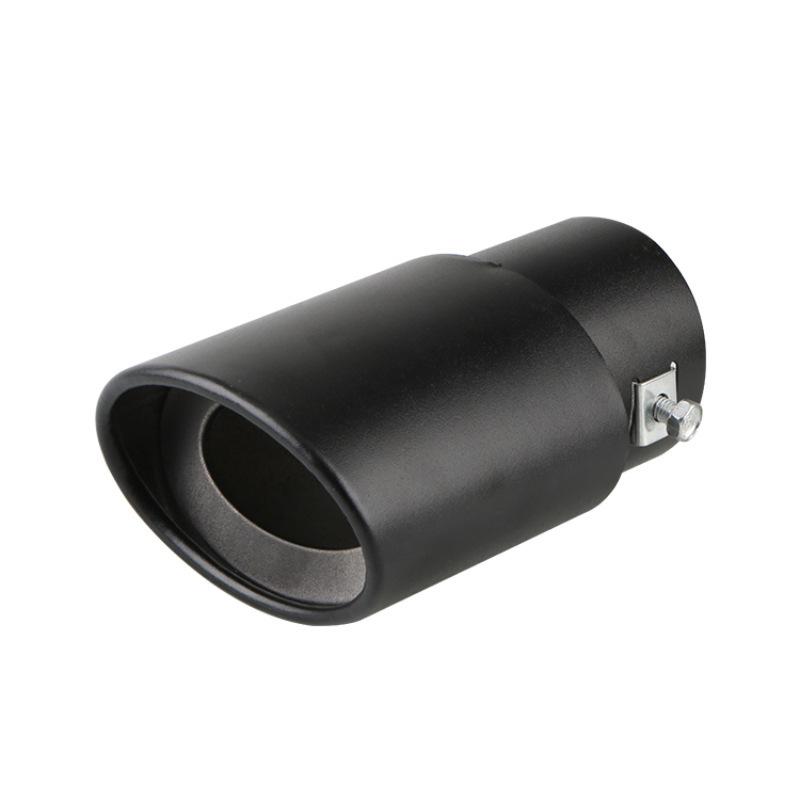 Universal Car Exhaust Muffler Tip Round Stainless Steel Car Tail Rear Chrome Round Exhaust Pipe Tail Muffler Tip Pipe