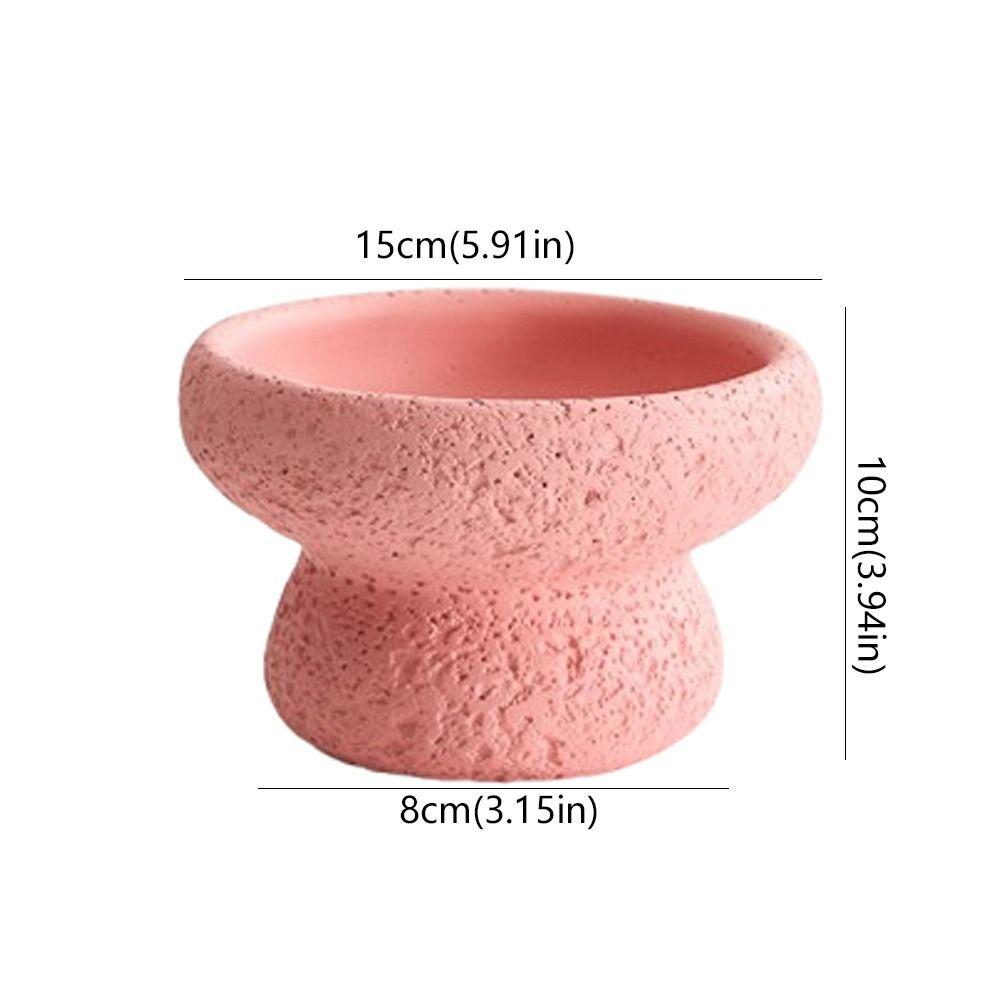 Creative Nordic Style Cement Flowerpot Handmade Waterproof Succulent Flower Pot Stone Planter Pot For Indoor Outdoor Plant