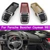 Boxster Cayman 981 Interior Car Front Dash Air Conditioner Outlet AC Vent Grille Cover Panel For Porsche 2012-2016 98155213104