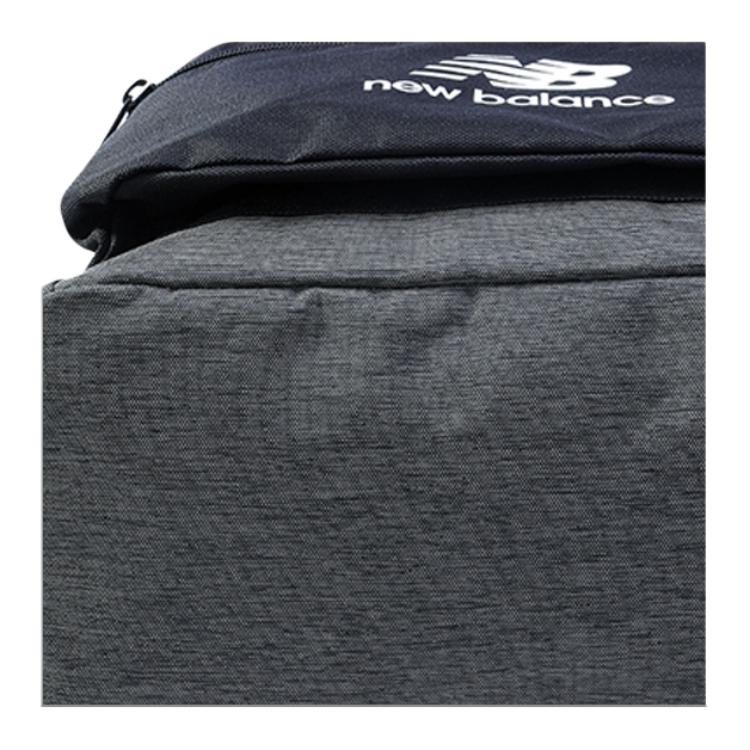 New Balance Large Capacity Student Fabric Laptop Backpack Unisex Backpack Gray Black NCGCB3F113